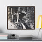 Narada Falls Yellowstone Gallery Canvas Wraps Horizontal Frame 24″ x 20″ Walnut 1.25"