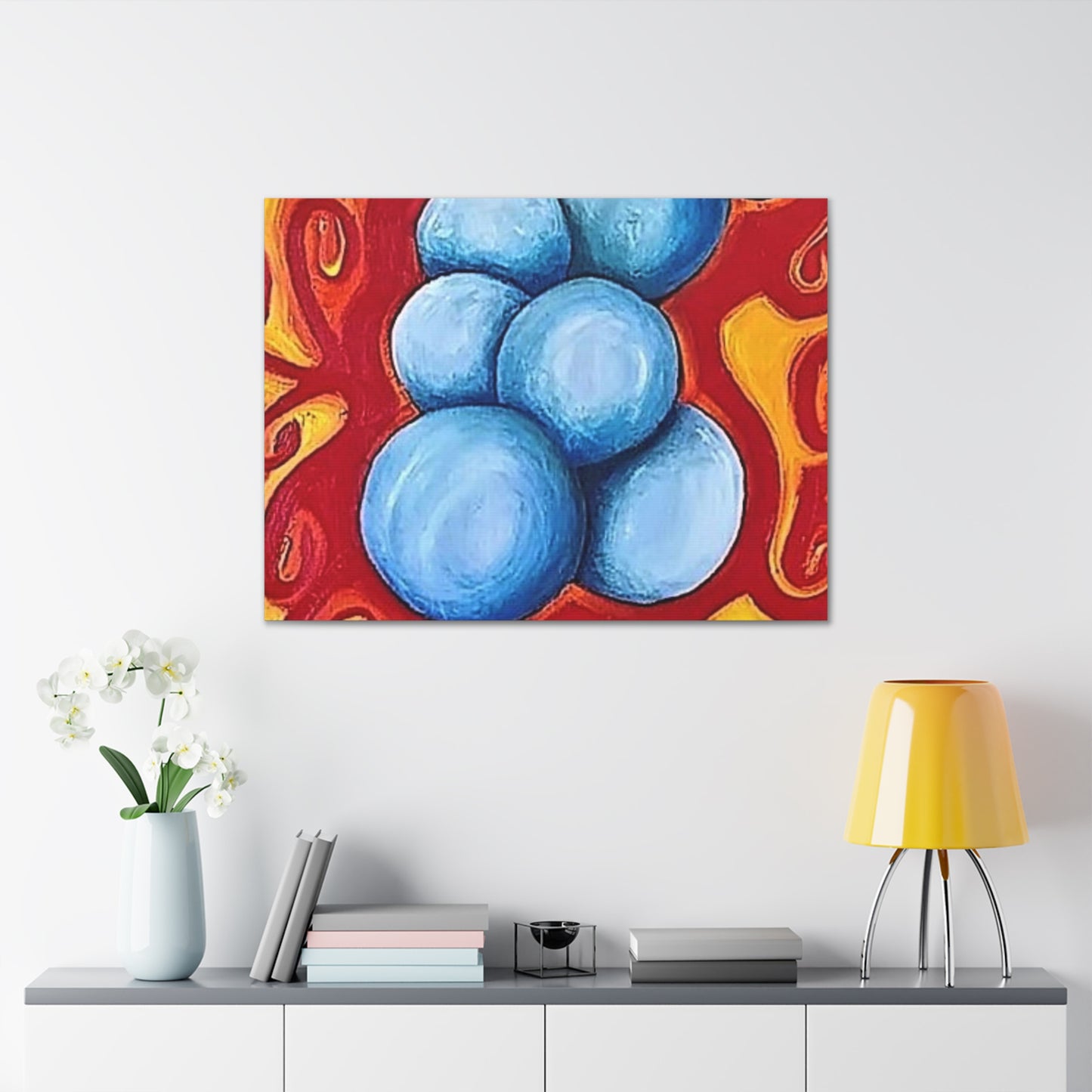 Blue Balls Canvas Gallery Wraps