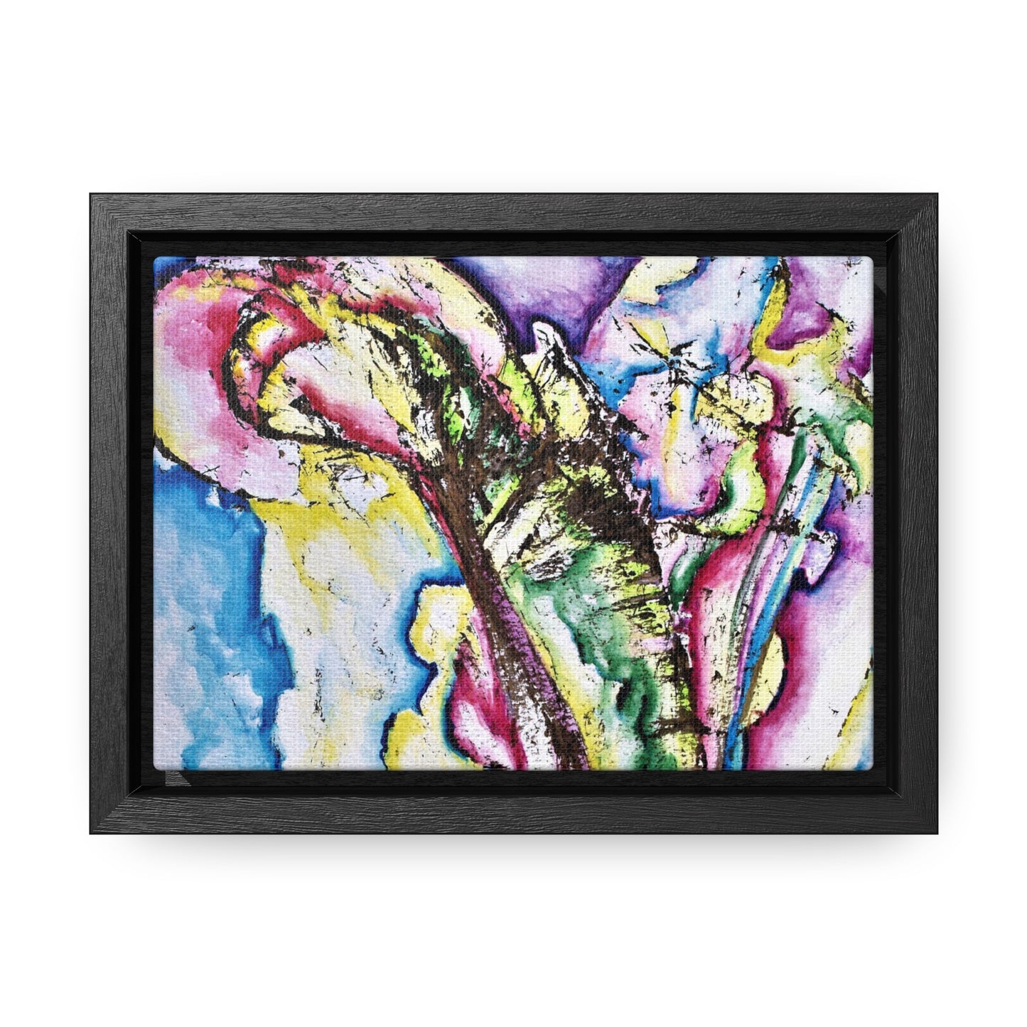 Calla Lilies Gallery Canvas Wraps, Horizontal Frame