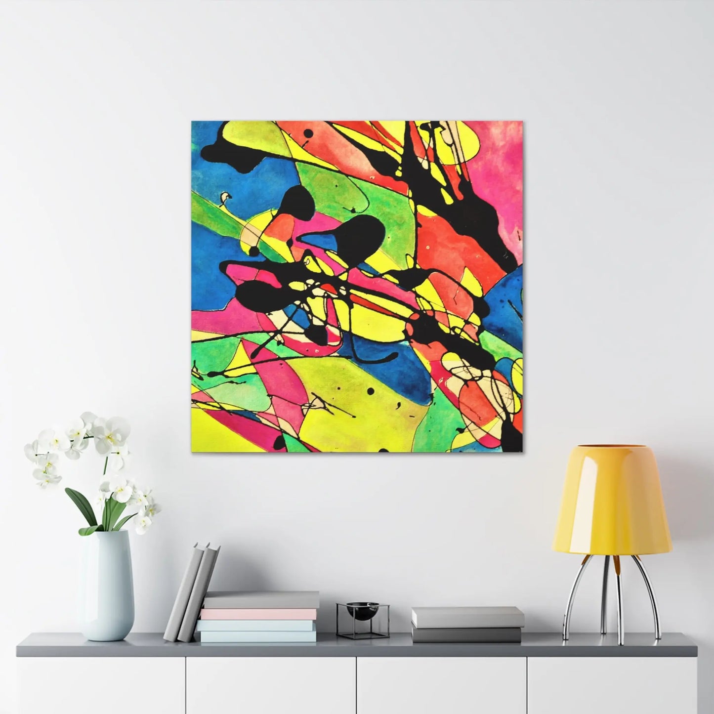Exploding Earth Canvas Gallery Wraps 36″ x 36″ 1.25"