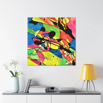 Exploding Earth Canvas Gallery Wraps 36″ x 36″ 1.25"