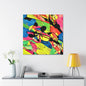 Exploding Earth Canvas Gallery Wraps 36″ x 36″ 1.25"