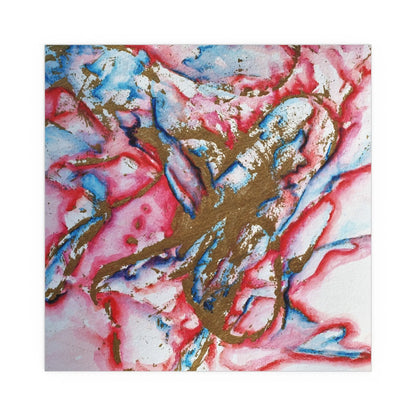 Abstract Love Silk Posters 24″ x 24″ Semi Glossy