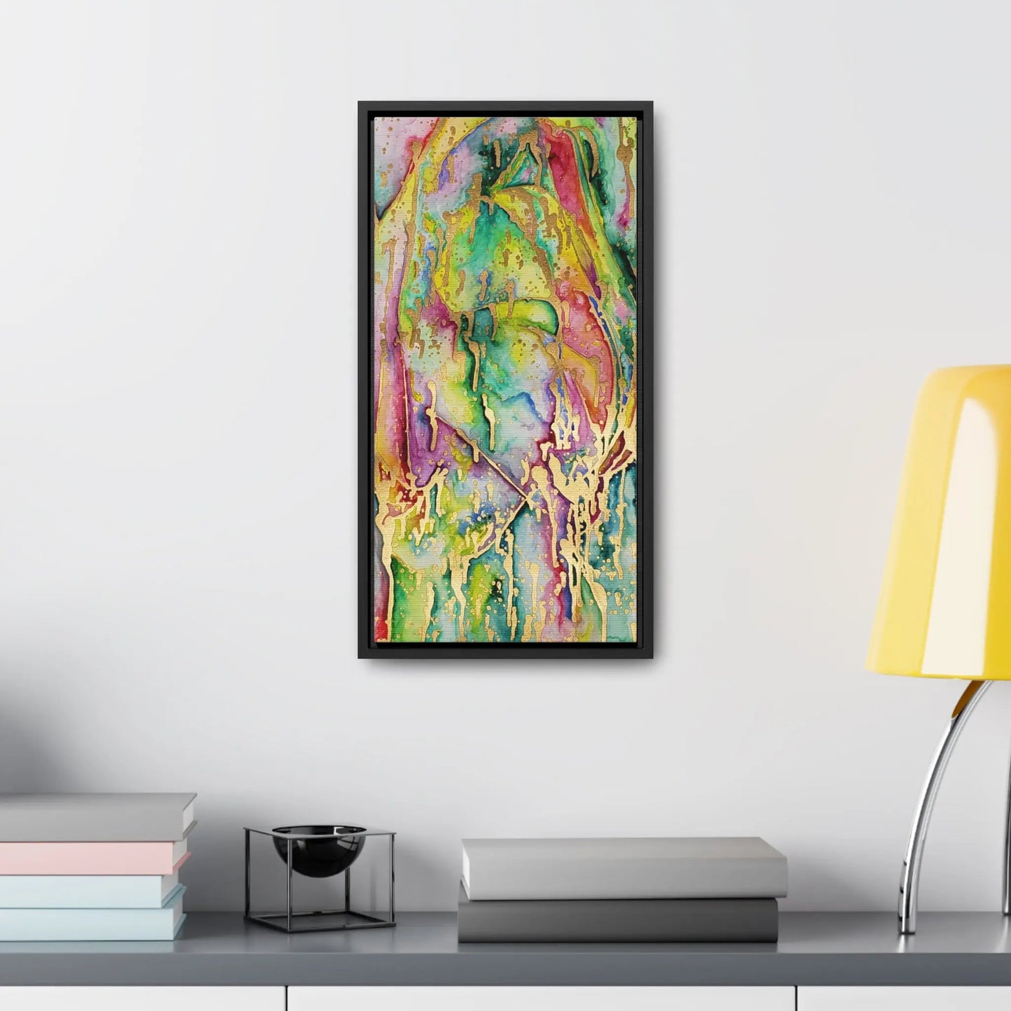 Acid Face Gallery Canvas Wraps, Vertical Frame