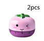 Veggie Kitchen Timer - 2pcs Purple - timer