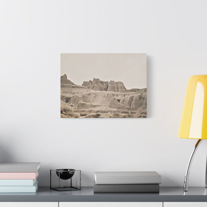 West Satin Canvas Stretched