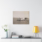 Army Pursuit Plane Ames Airport 1939 Canvas Gallery Wraps 30″ x 24″ 1.25"