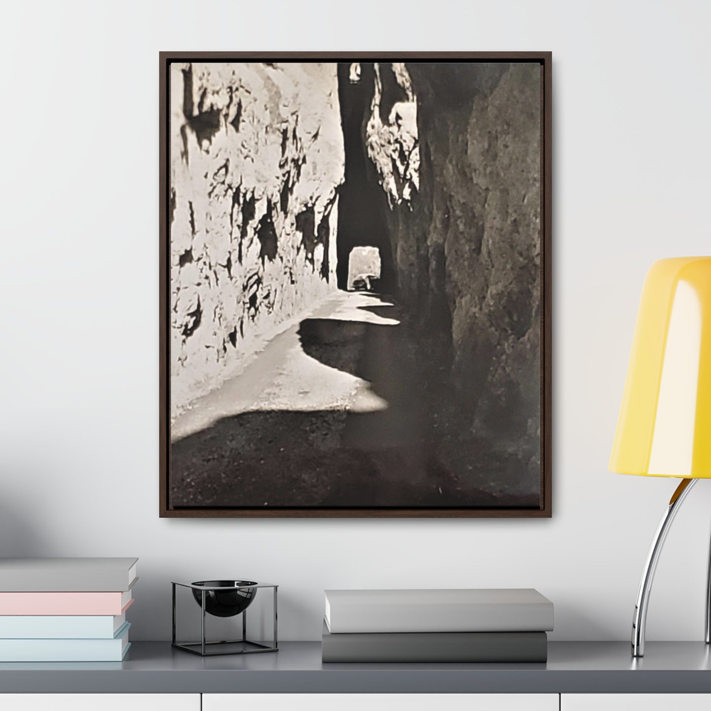 Tunnel at The Needles Gallery Canvas Wraps, Vertical Frame