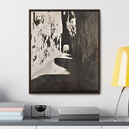 Tunnel at The Needles Gallery Canvas Wraps Vertical Frame 20″ x 24″ Premium Gallery Wraps (1.25″) Walnut