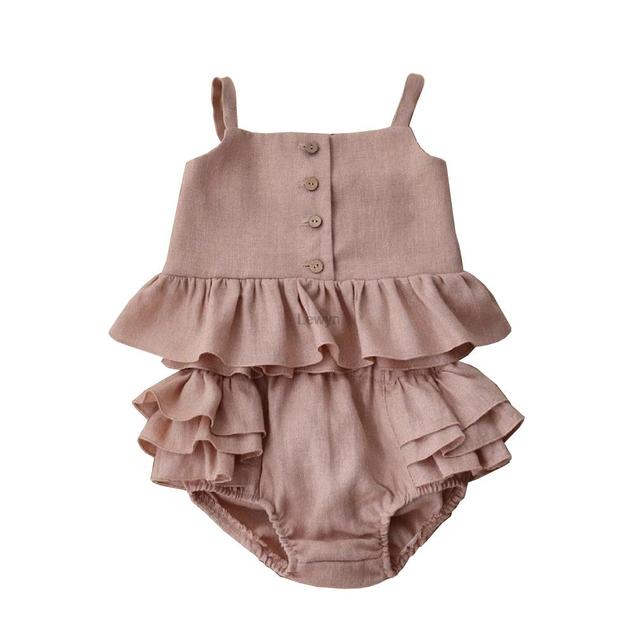Chic Comfort Girl Shorts Set - Pink 100(2-3T) - toddler outfit