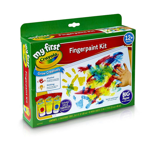 Crayola My First Fingerpaint Kit Washable Paint - - finger paints