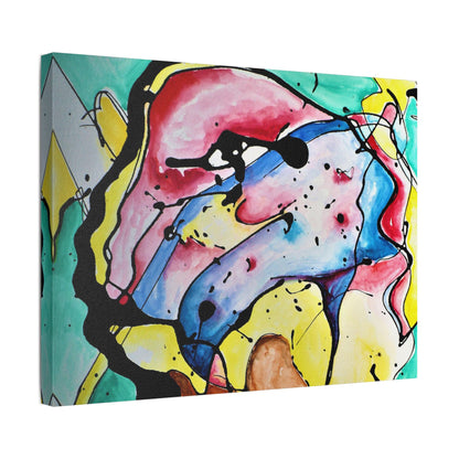 3rd Eye Sundae Satin Canvas Stretched - Kia Day Design
