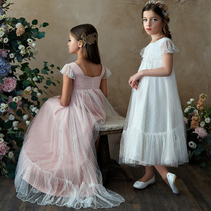 Flower Girl Dress for Girls - Princess Gown Outfit - - dress