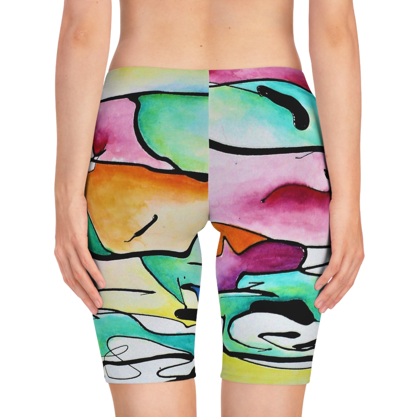 Shredded Paper Women's Bike Shorts