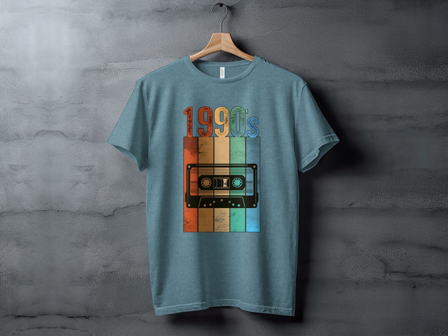 Vintage Cassette Tape with 1990s Design Retro T-Shirt- Cloud 16 Clothing Co.- {{Product type}}