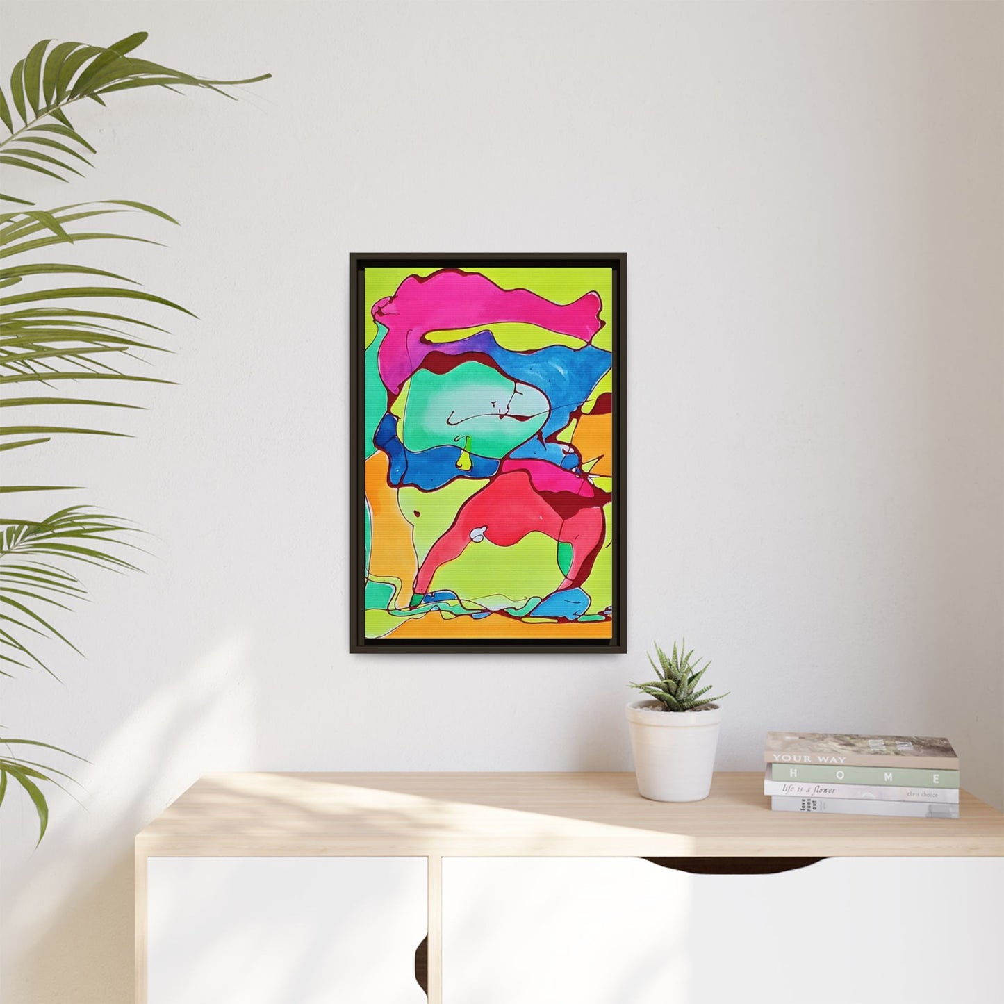 Kool Kid Matte Canvas Framed - Kia Day Design