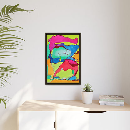 Kool Kid Matte Canvas Framed - Kia Day Design