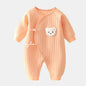 Baby Autumn Clothes Cartoon Bear Orange 3 Months