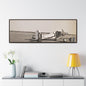Army Pursuit Plane Ames Airport 1939 Gallery Canvas Wraps, Horizontal Frame 60″ x 20″ Walnut 1.25"