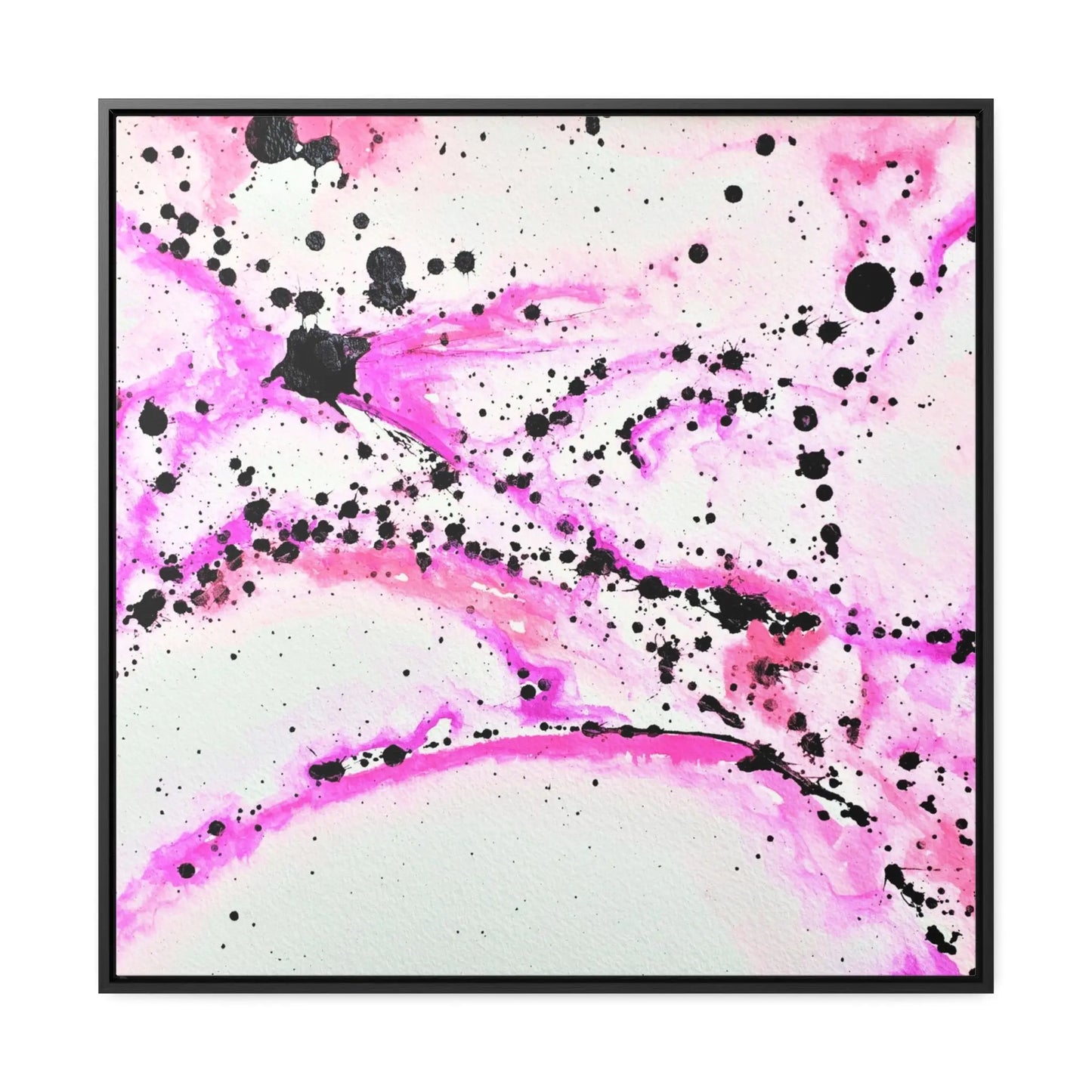 Neon Lightning Gallery Canvas Wraps, Square Frame 30″ x 30″ Premium Gallery Wraps (1.25″)