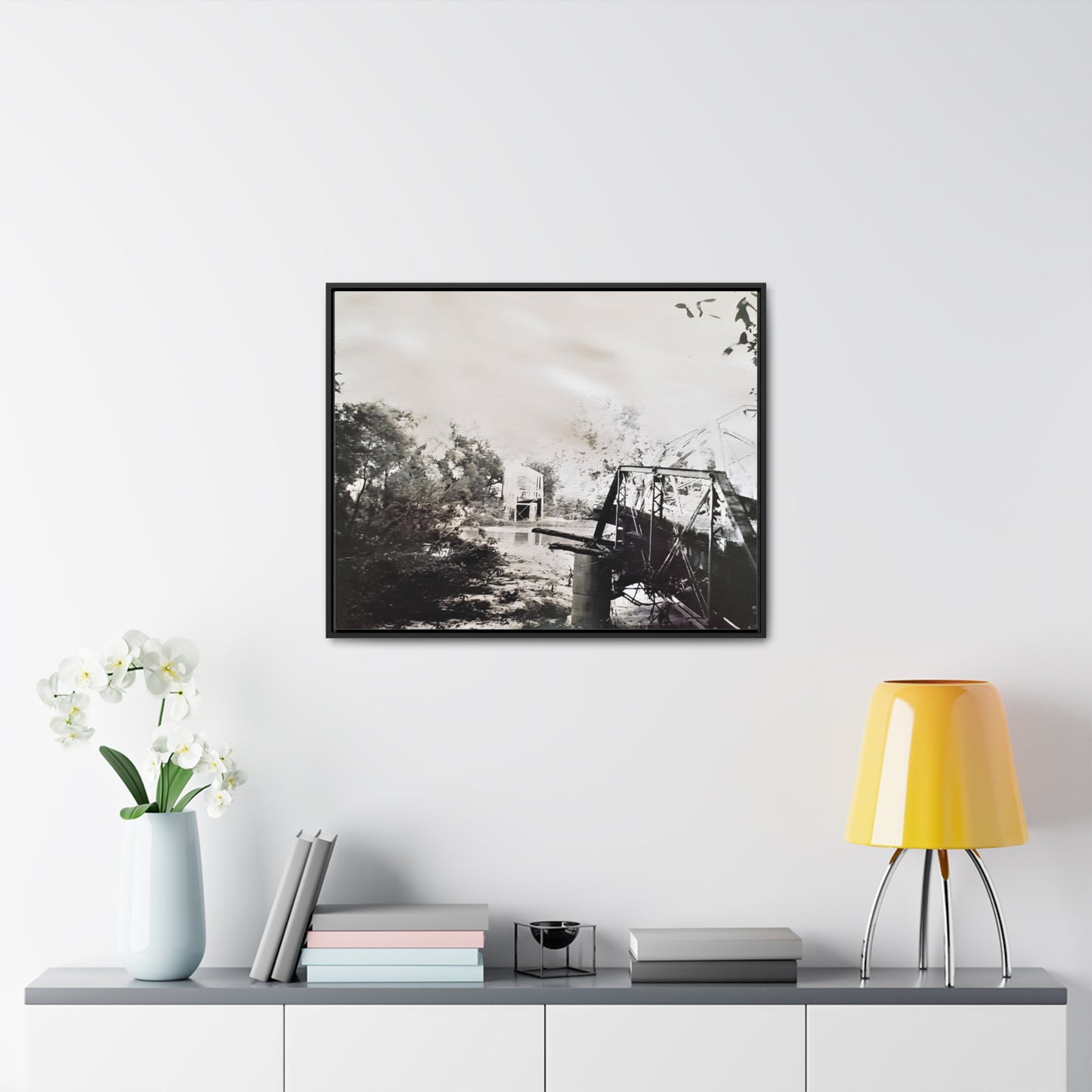 Bridge Gallery Canvas Wraps, Horizontal Frame