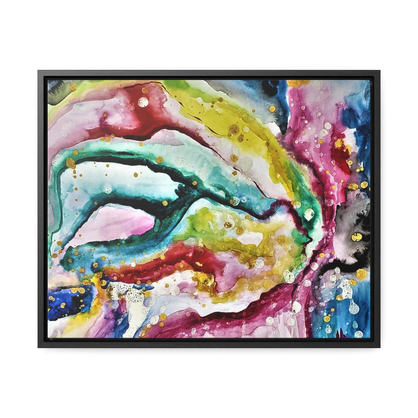 Cosmic Face Gallery Canvas Wraps, Horizontal Frame 20″ x 16″ Premium Gallery Wraps (1.25″)