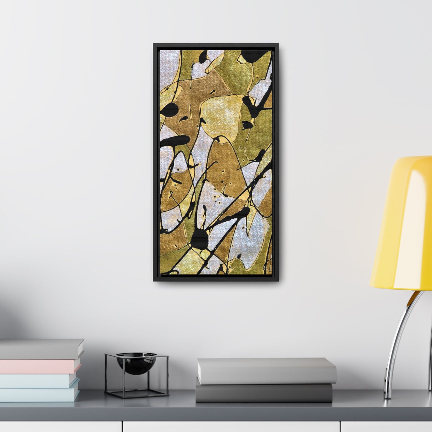 Gold Rush Gallery Canvas Wraps, Vertical Frame