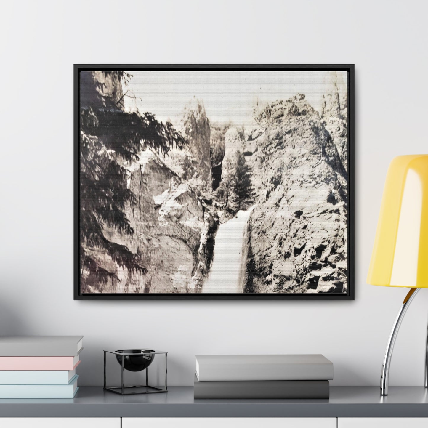 Tower Falls Yellowstone Gallery Canvas Wraps, Horizontal Frame