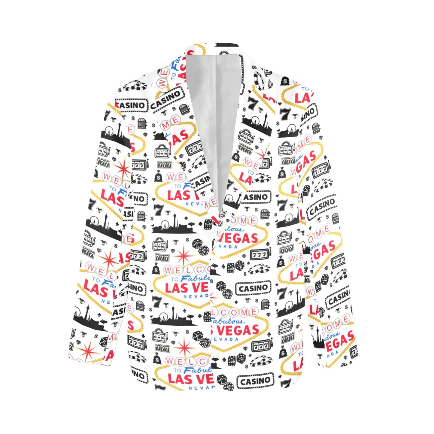 Baha Ranch Yeehaw Cowboy Vegas Western Blazer - - Jackets & Blazers