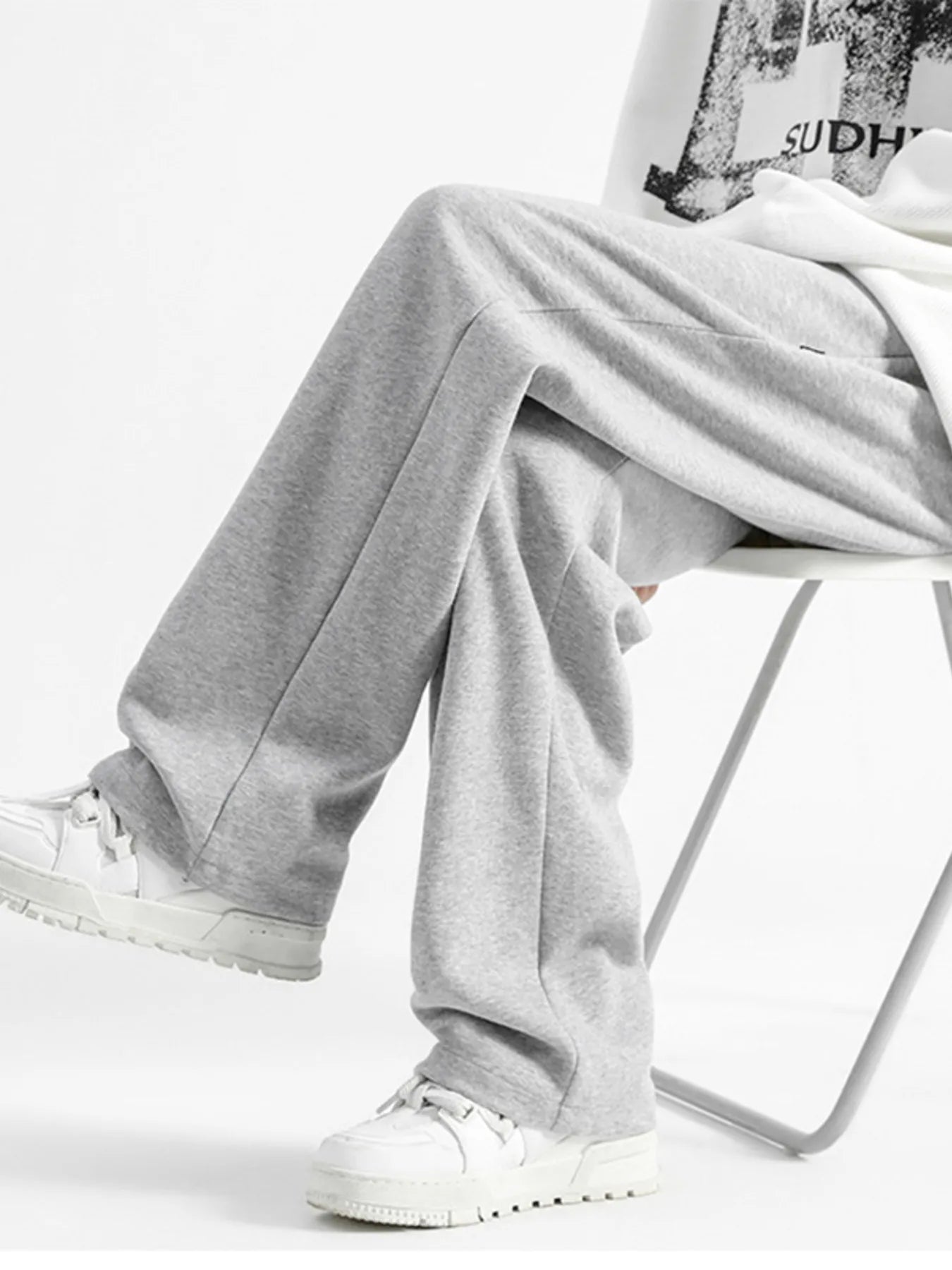Men's Full Size Casual Loose Fit Sweatpants Plus Size - -