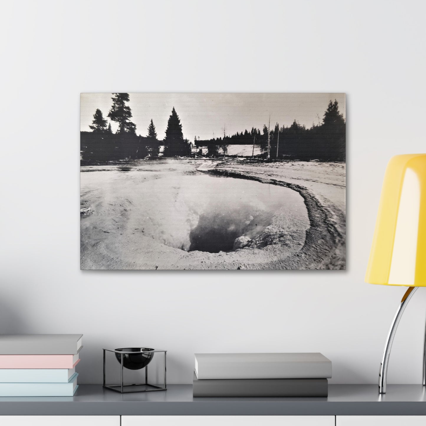 Morning Glory Pool Yellowstone Canvas Gallery Wraps