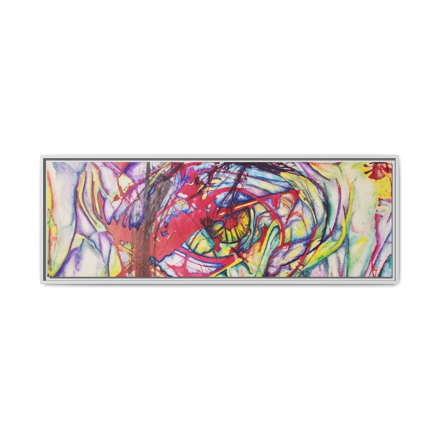 The Eye Framed Art Print - Kia Day Design