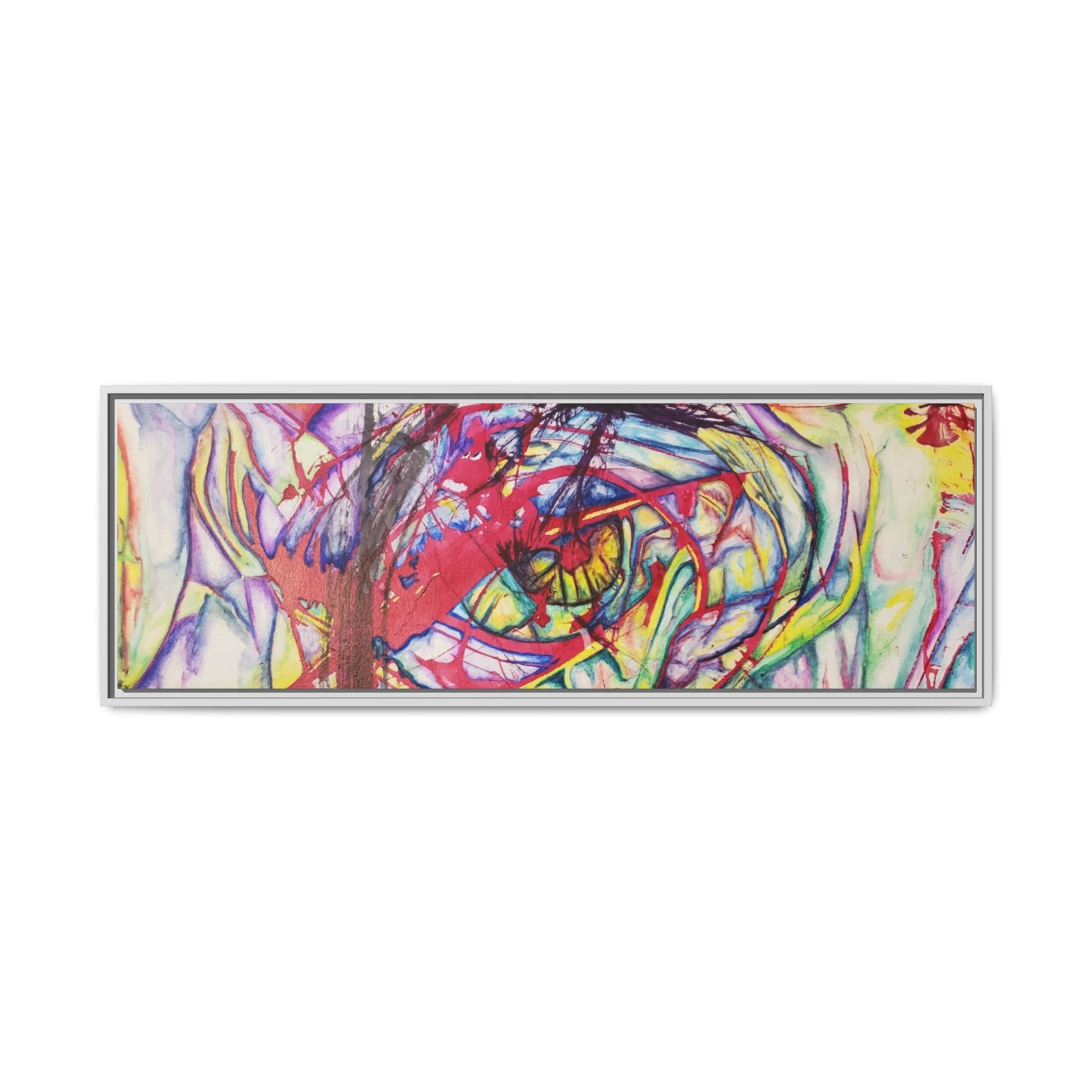 The Eye Framed Art Print - Kia Day Design