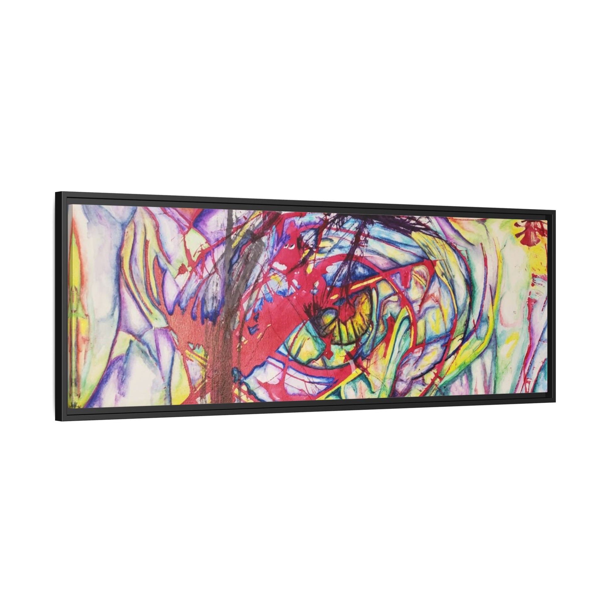 The Eye Framed Art Print - Kia Day Design