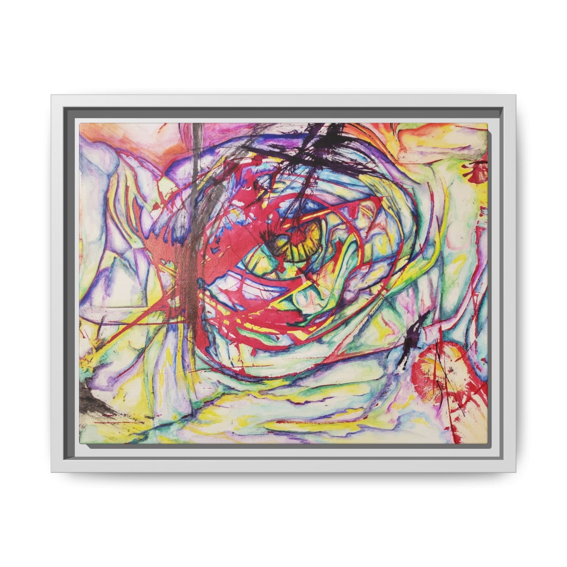 The Eye Framed Art Print - Kia Day Design