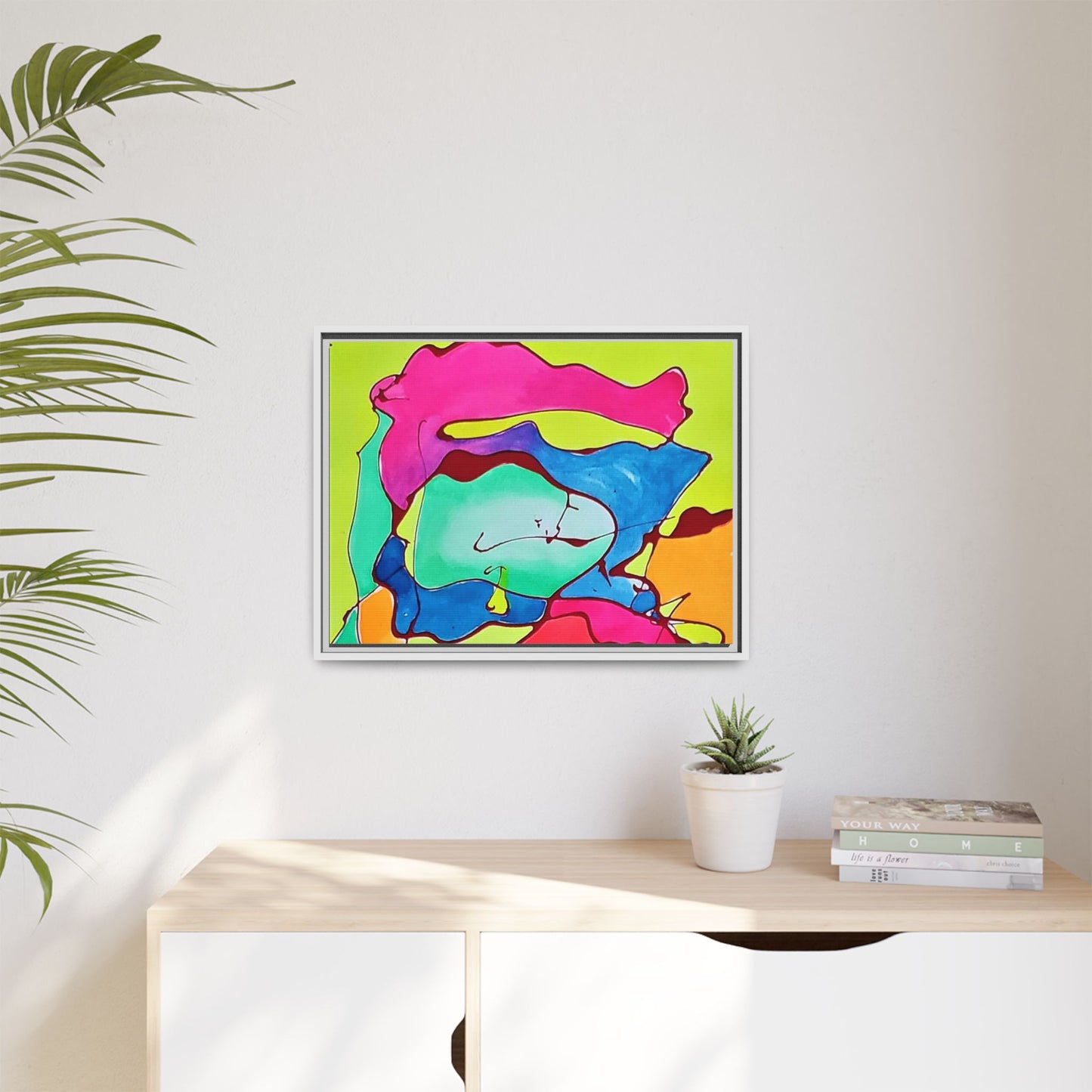 Kool Kid Matte Canvas Framed - Kia Day Design