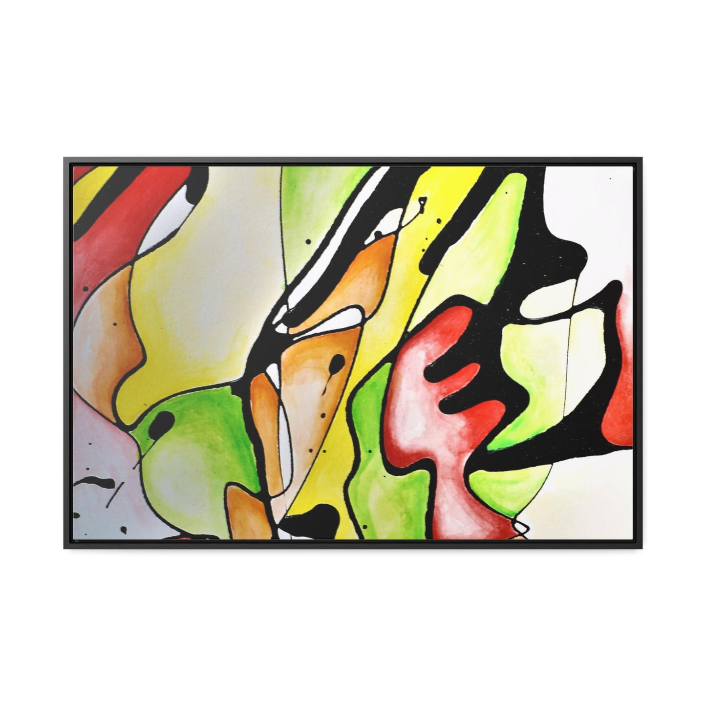 Red Mushroom Gallery Canvas Wraps, Horizontal Frame