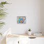 Multi-Color Abstract Framed Canvas Art Print - Kia Day Design