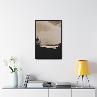 Navy Day New York October 27th 1945 Plane Gallery Canvas Wraps Vertical Frame 20″ x 30″ 1.25" Black