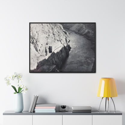 Boulder Dam Gallery Canvas Wraps Horizontal Frame 40″ x 30″ Black 1.25"