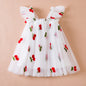 Butterfly Princess Dress for Girls - White 80cm - dress