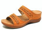 Open Toe Vintage Sandals - Khaki 44 - sandals