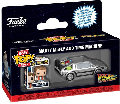 Funko Bitty POP! Rides: Back to the Future Marty McFly and Time Machine- Back to the Future™- {{Product type}}
