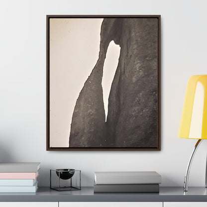 The Needles Eye Gallery Canvas Wraps Vertical Frame 20″ x 24″ Premium Gallery Wraps (1.25″) Walnut
