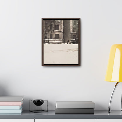 430 W 119th St New York Gallery Canvas Wraps Vertical Frame 11″ x 14″ Premium Gallery Wraps (1.25″) white black