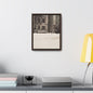 430 W 119th St New York Gallery Canvas Wraps Vertical Frame 11″ x 14″ Premium Gallery Wraps (1.25″) white black