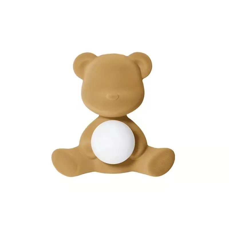 Teddy Bear LED Resin Table Lamp