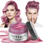 Pink Temporary Hair Color Wax Instant Natural Hairstyle Cream Dye Washable - Pink - hair color
