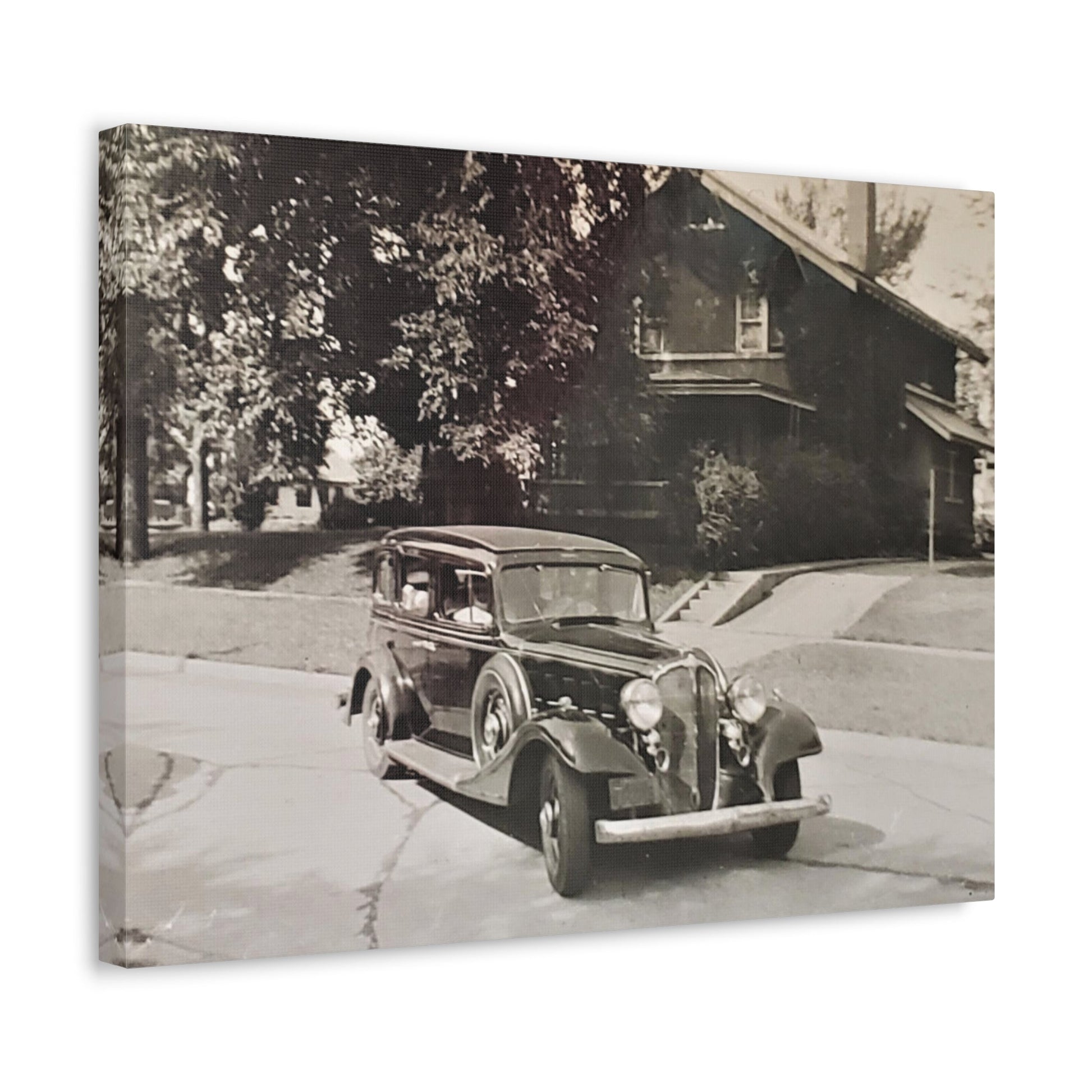 Classic Car Stretched Canvas