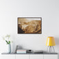Back View Morris Dam Spillway Gallery Canvas Wraps Horizontal Frame 30″ x 20″ Walnut 1.25"